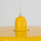 Mid-Century Metal Dining Room Pendant Light with Layered Disc Shade