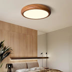 Modern Wood Flush Mount Ceiling Light for Living Room — Harbor Light Co.