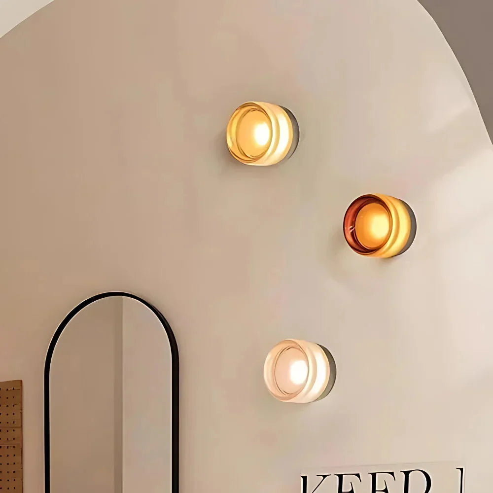 Modern Glass Wall Sconce for Living Room — Harbor Light Co.