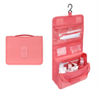 Hanging Travel Toiletry Bag Waterproof Cosmetic Organizer with Hook and Multiple Compartments for Women