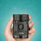 Compact HD Binoculars for Adults Pocket Folding Binoculars with Wide Field of View for Bird Watching Hiking Concerts and Travel
