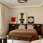 Modern Wood Flush Mount Ceiling Light for Living Room and Bedroom — Harbor Light Co.