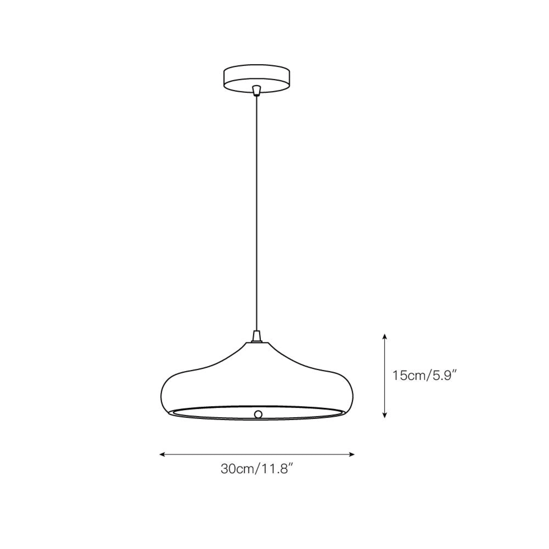 Modern Iron Pendant Light With Warm LED Glow for Dining Room — Harbor Light Co.