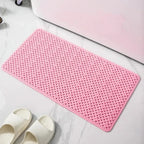 Non-Slip Bathtub Mat with Suction Cups Quick Drying Rubber Bath Mat with Drainage Holes for Tub and Shower