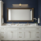 Modern Linear Metal Wall Light With Warm LED Glow — Harbor Light Co.