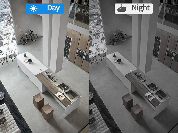 Mini WiFi Security Camera Two Pack Wireless Indoor Camera with Night Vision Motion Detection and Phone App for Home Baby and Pet Monitoring