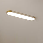 Modern Linear Metal Flush Mount Ceiling Light With Dimmable Remote — Harbor Light Co.
