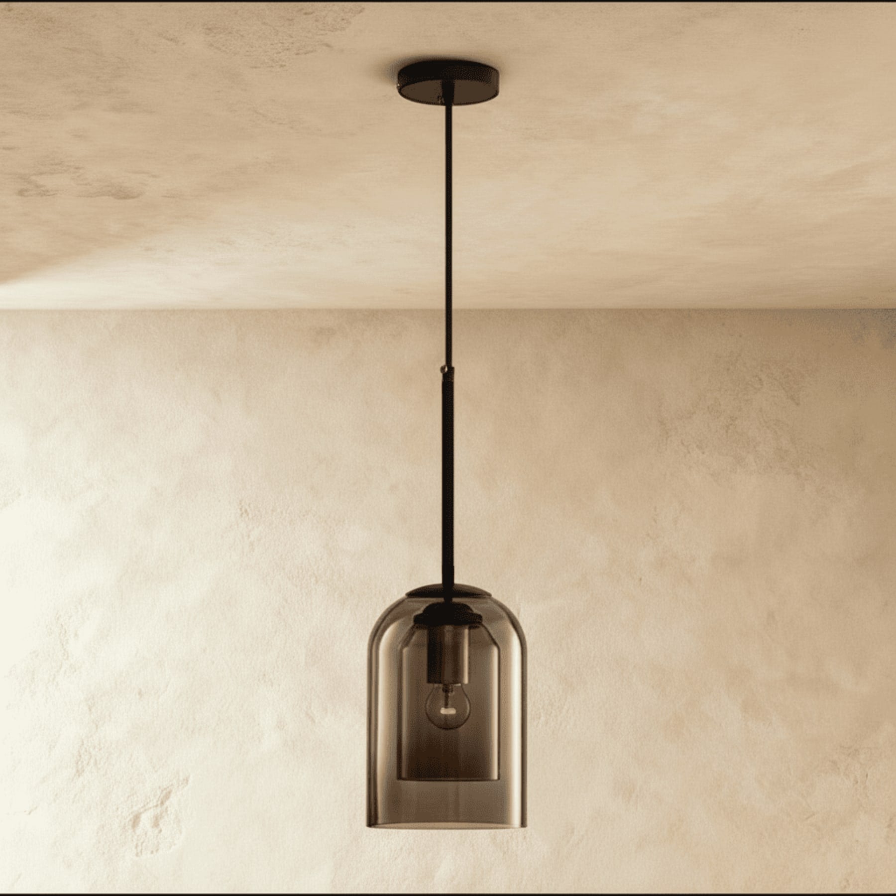 Modern Glass Pendant Light With Warm LED Glow — Harbor Light Co.