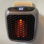 Portable Plug In Wall Outlet Space Heater Ceramic Mini Heater with Timer Thermostat and Tip Over Protection