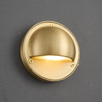 Modern Copper Wall Light With Tri-Color Glow — Harbor Light Co.