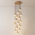 Modern Travertine Stone Pendant Light for Dining Room — Harbor Light Co.