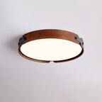 Scandinavian Wood Flush Mount Ceiling Light for Living Room — Harbor Light Co.
