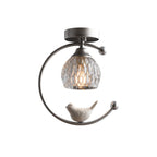 Modern Brass Semi-Flush Ceiling Light for Living Room in Nickel — Harbor Light Co.