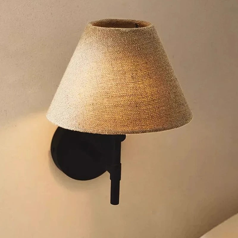 Modern Linen Wall Sconce for Living Room and Bedroom — Harbor Light Co.