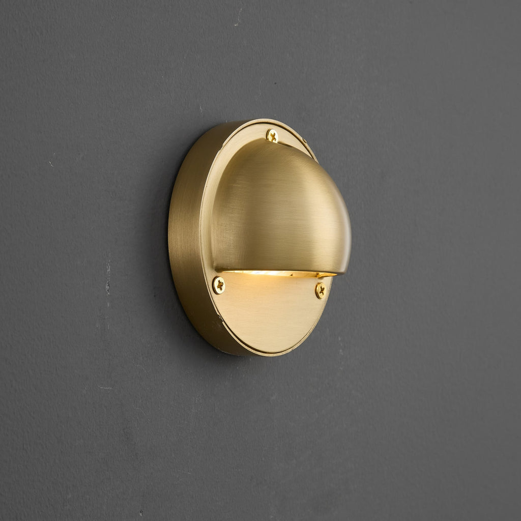 Modern Copper Wall Light With Tri-Color Glow — Harbor Light Co.