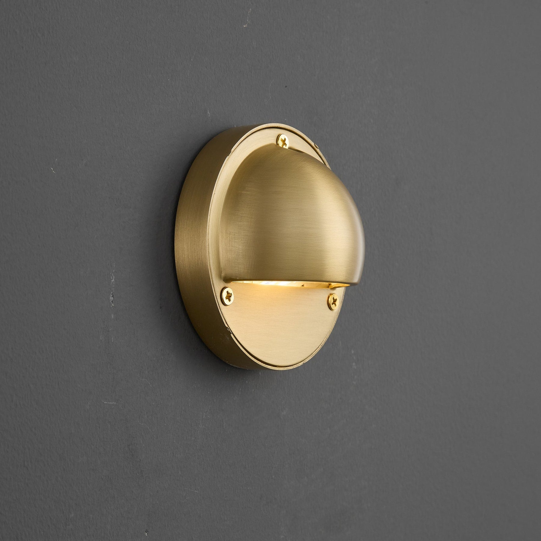 Modern Copper Wall Light With Tri-Color Glow — Harbor Light Co.