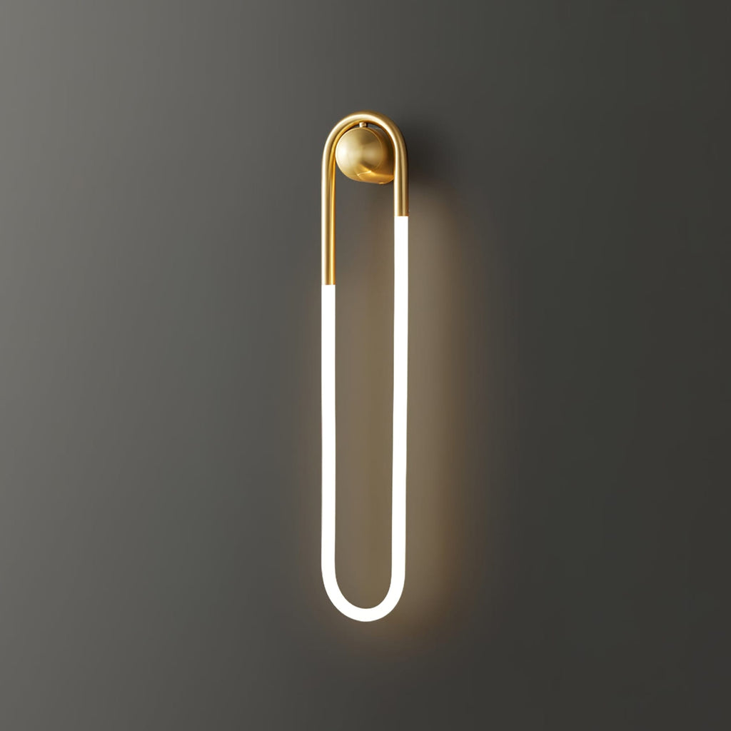 Modern Brass Wall Light for Living Room and Bedroom — Harbor Light Co.
