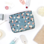 Hanging Travel Toiletry Bag Waterproof Cosmetic Organizer with Hook and Multiple Compartments for Women