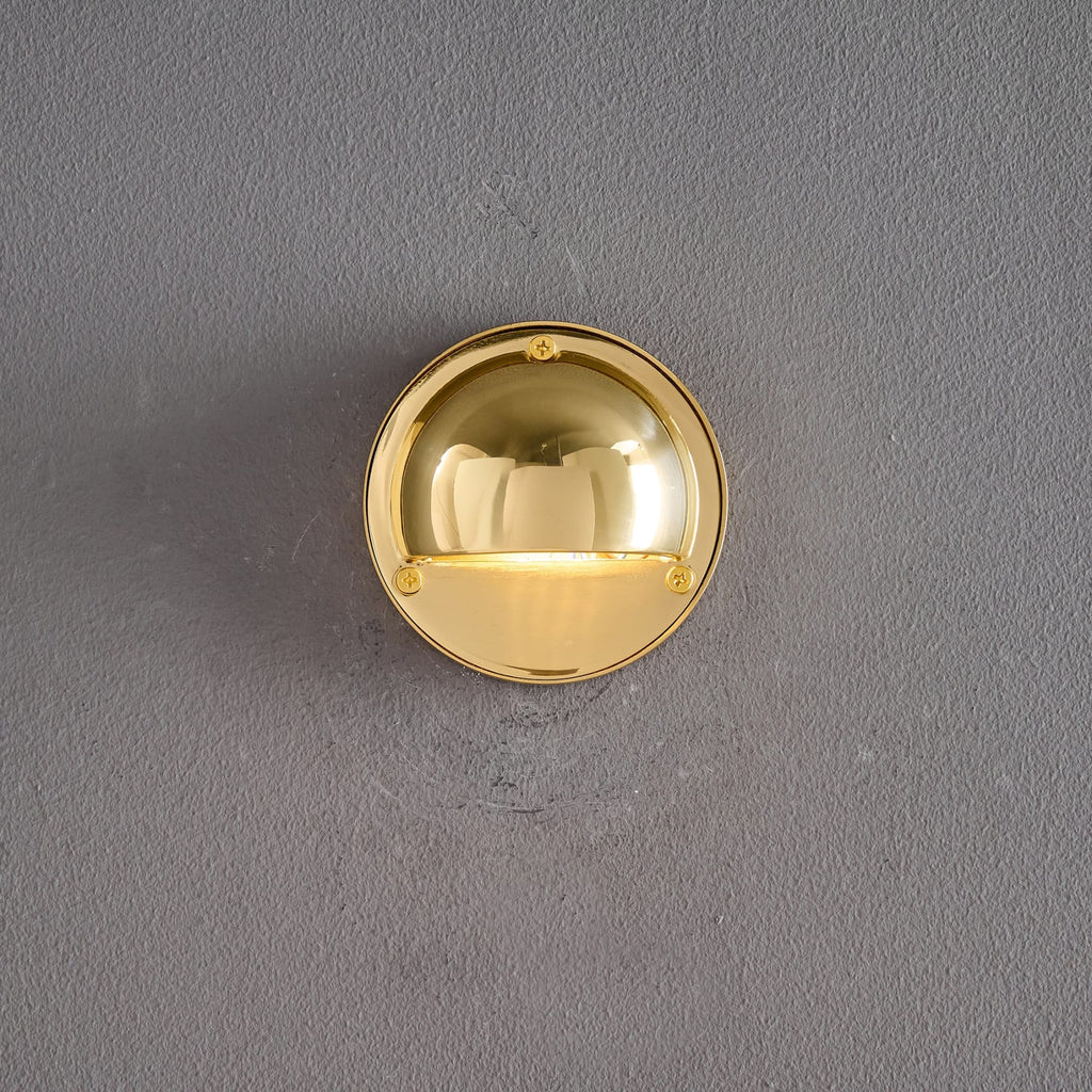 Modern Copper Wall Light With Tri-Color Glow — Harbor Light Co.