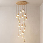 Modern Travertine Stone Pendant Light for Dining Room — Harbor Light Co.