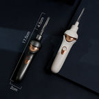 Electric Ear Wax Remover with LED Light Ear Cleaner Tool with Soft Silicone Tips and Interchangeable Heads for Adults and Kids