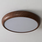Modern Wood Flush Mount Ceiling Light for Living Room — Harbor Light Co.