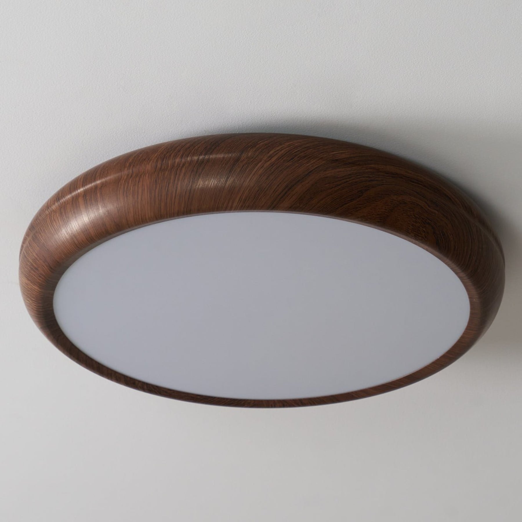 Modern Wood Flush Mount Ceiling Light for Living Room — Harbor Light Co.