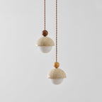 Modern Travertine Stone Pendant Light for Dining Room — Harbor Light Co.