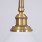 Modern Brass Pendant Light With Ceramic Shades for Dining Room — Harbor Light Co.