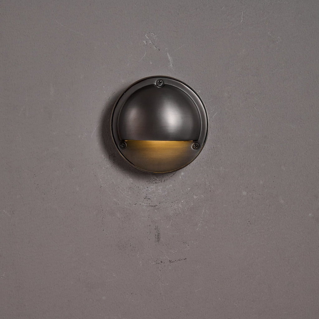 Modern Copper Wall Light With Tri-Color Glow — Harbor Light Co.