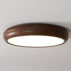 Modern Wood Flush Mount Ceiling Light for Living Room — Harbor Light Co.