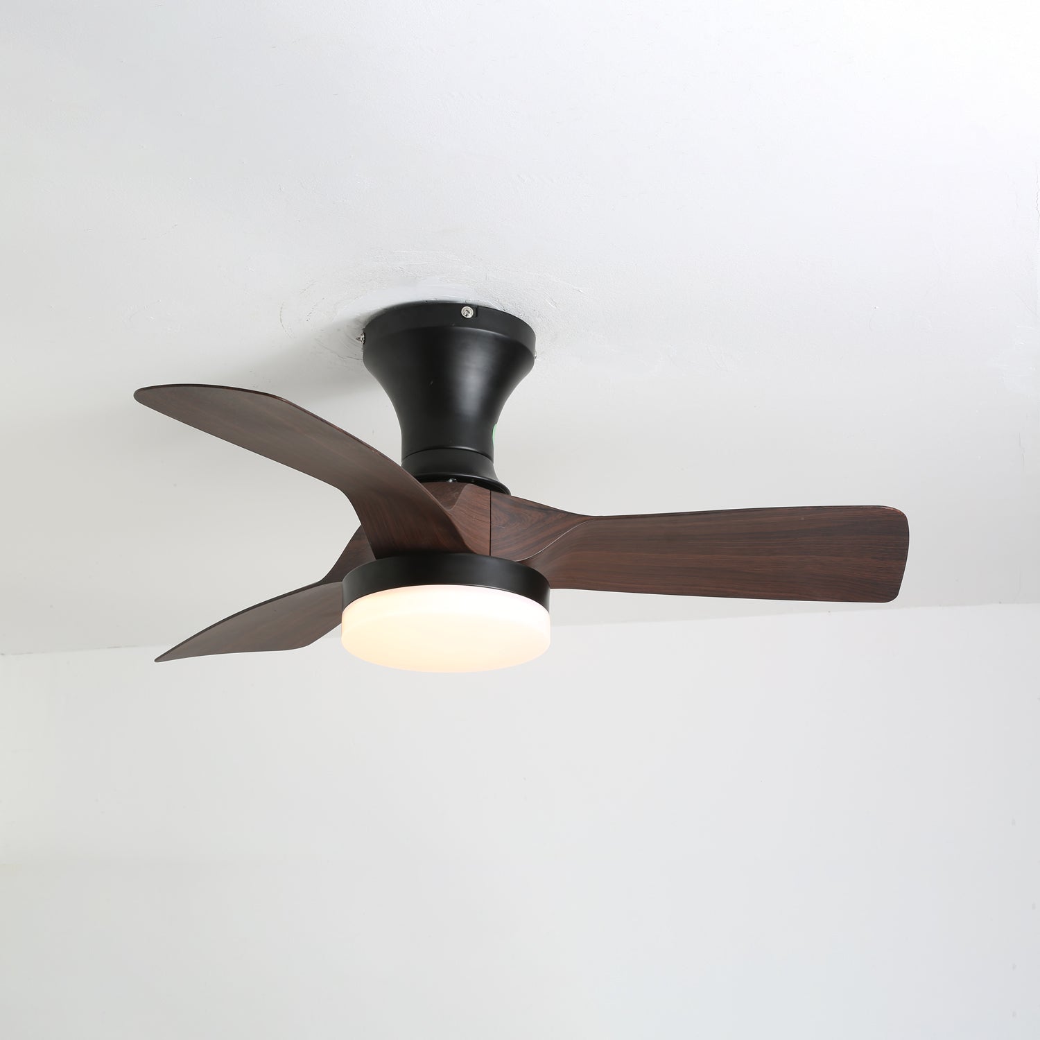Modern 3-Blade Ceiling Fan Light with Remote and Integrated LED
