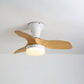 Modern 3-Blade Ceiling Fan Light with Remote and Integrated LED