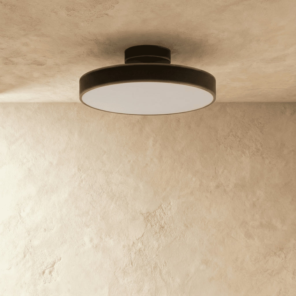 Modern Iron Semi-Flush Mount Ceiling Light for Living Room — Harbor Light Co.