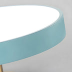 Modern Circular Semi Flush Mount LED Ceiling Light