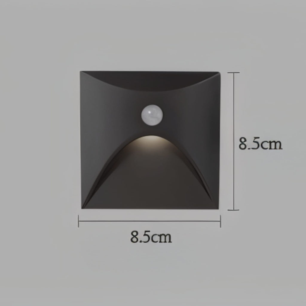 Modern Aluminum Wall Light With Motion Sensor for Hallways — Harbor Light Co.