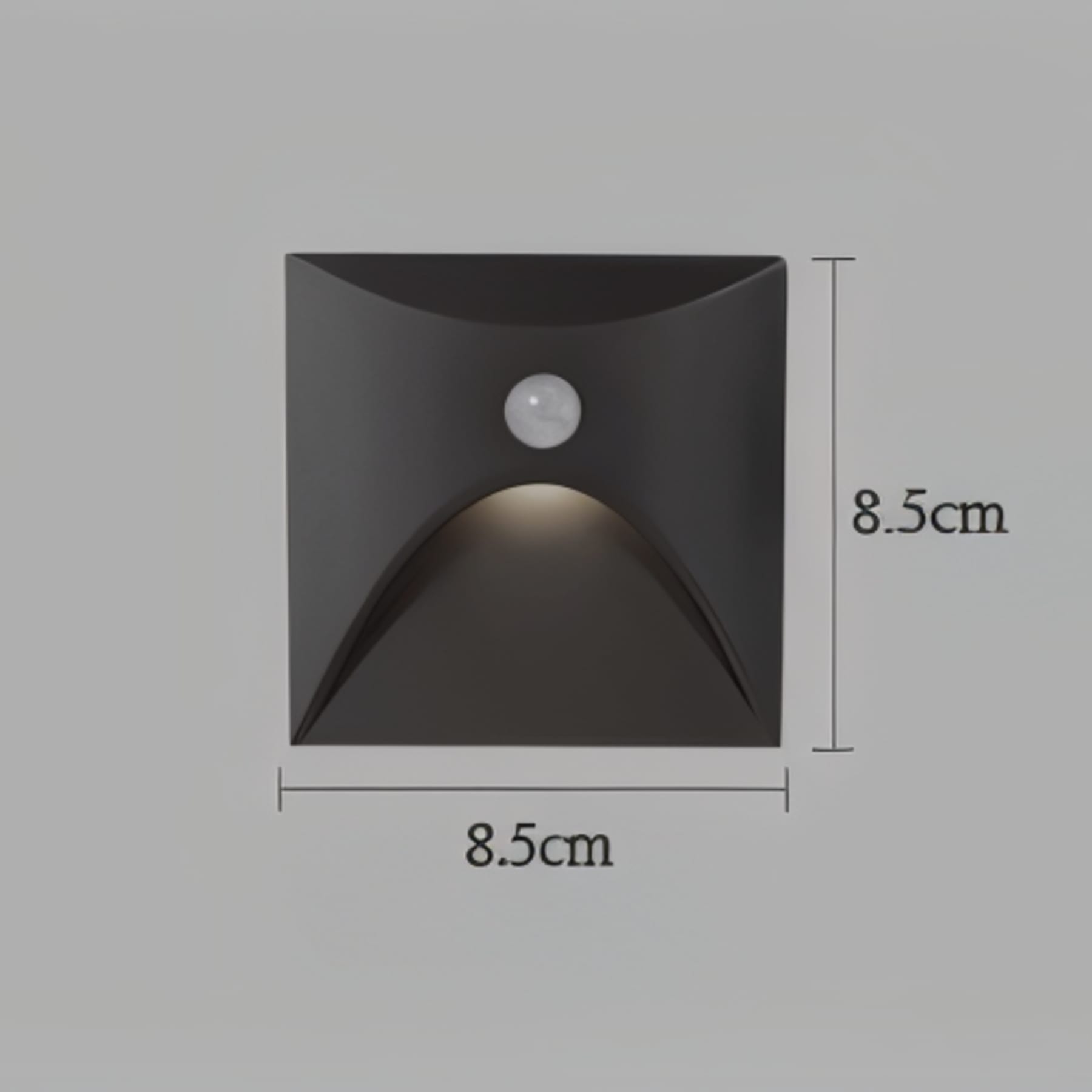 Modern Aluminum Wall Light With Motion Sensor for Hallways — Harbor Light Co.