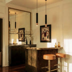 Minimalist Metal Pendant Light With Warm LED Glow — Harbor Light Co.