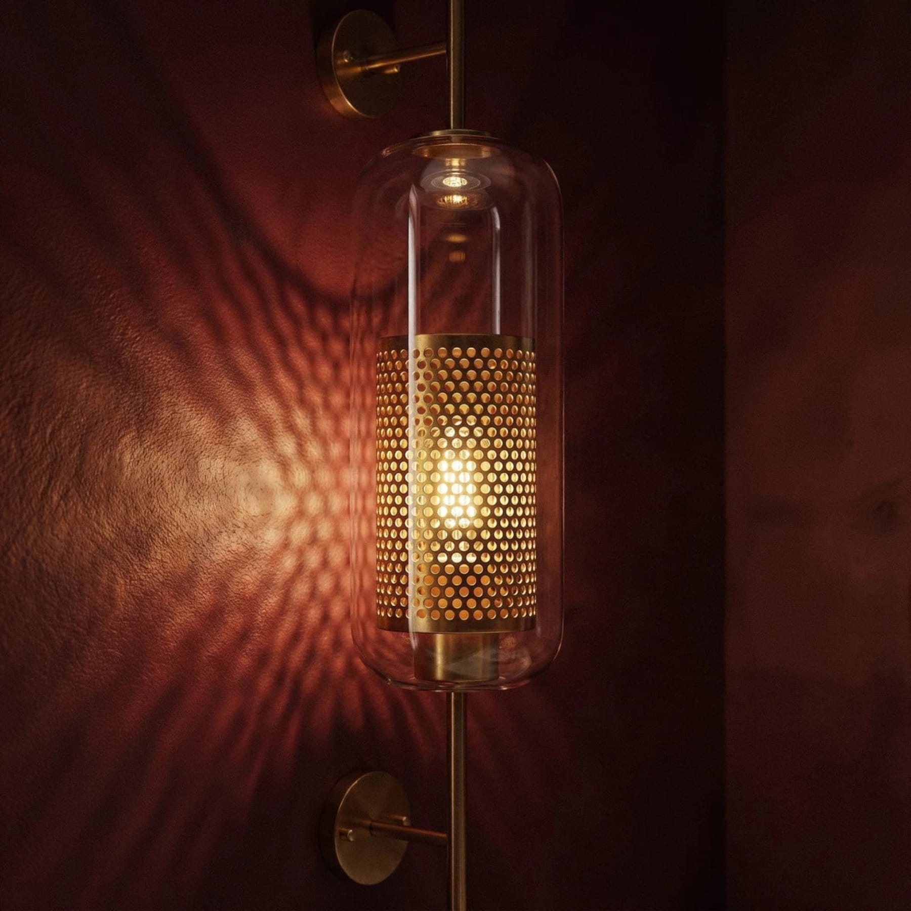 Modern Glass Wall Light With Warm LED Glow — Harbor Light Co.