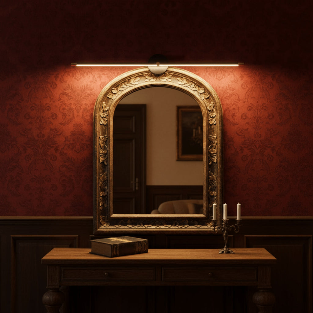 Modern Linear Metal Wall Light With Warm LED Glow — Harbor Light Co.