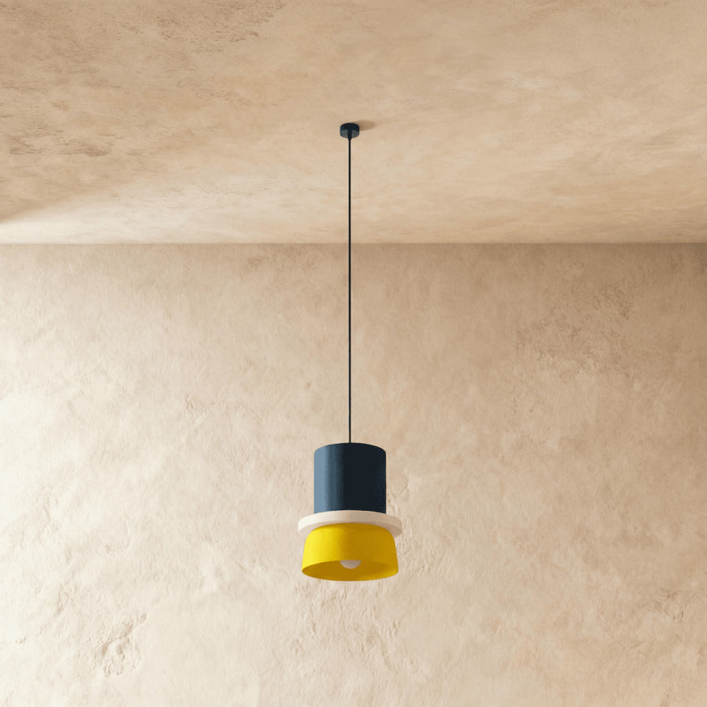 Modern Aluminum Two-Tone Pendant Light With Warm LED Glow — Harbor Light Co.