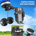 Car Phone Mount Dashboard Windshield Suction Cup Phone Holder with Telescopic Arm and Rotating Ball Joint