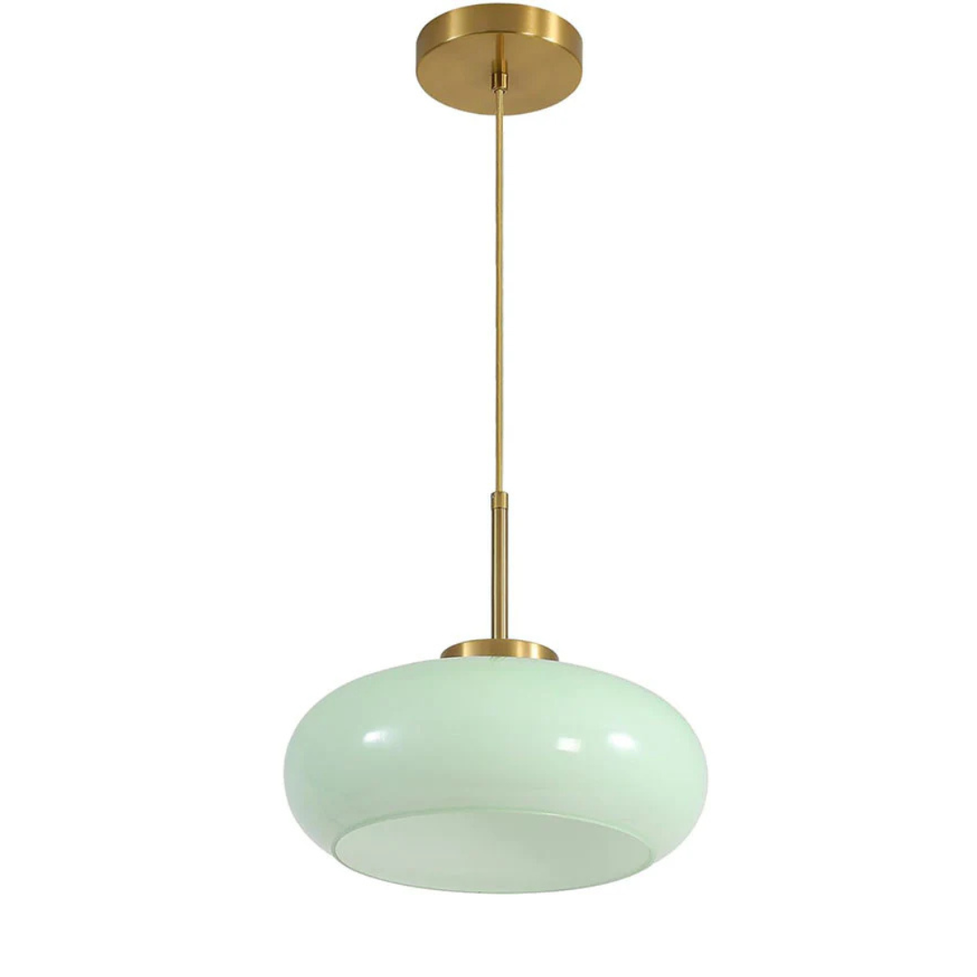 Bauhaus Glass Pendant LED Light with Adjustable Cord