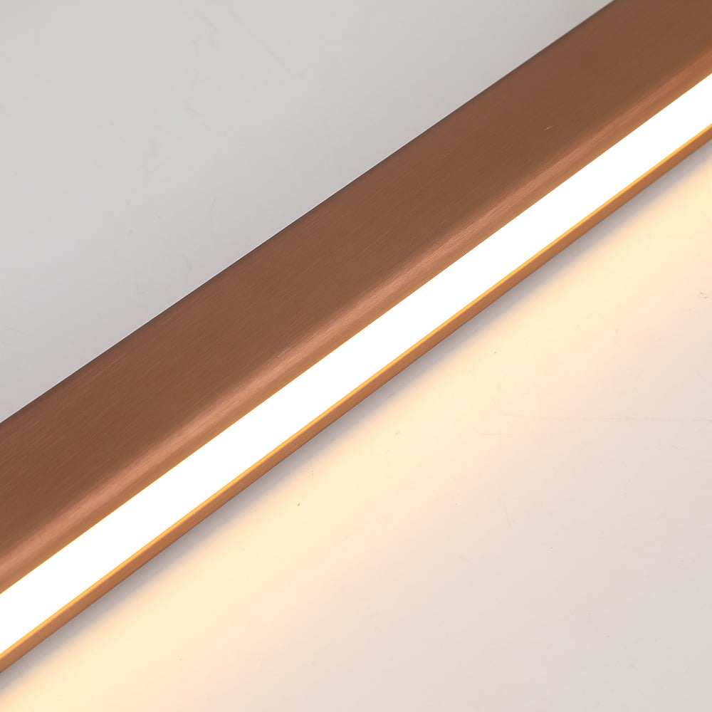 Modern Linear Pendant Light Bar with Integrated LED Light