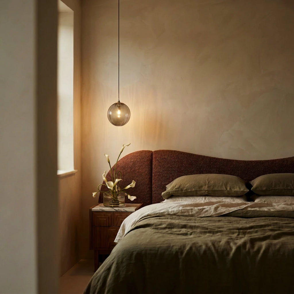 Modern Glass Pendant Light With Warm LED Glow for Dining Room — Harbor Light Co.