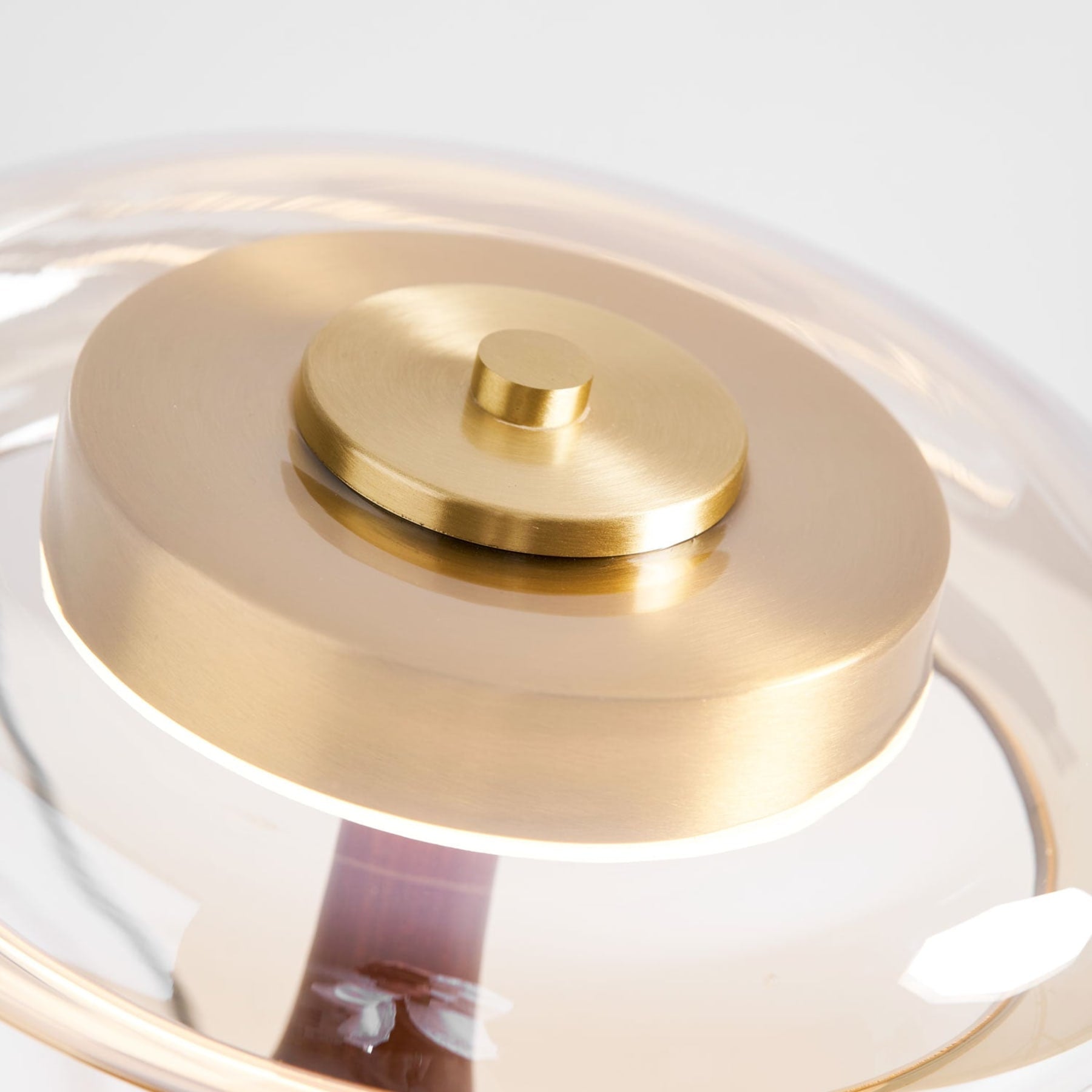 Modern Ash Wood and Brass Table Lamp for Living Room — Harbor Light Co.