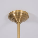 Modern Brass Pendant Light With Ceramic Shades for Dining Room — Harbor Light Co.