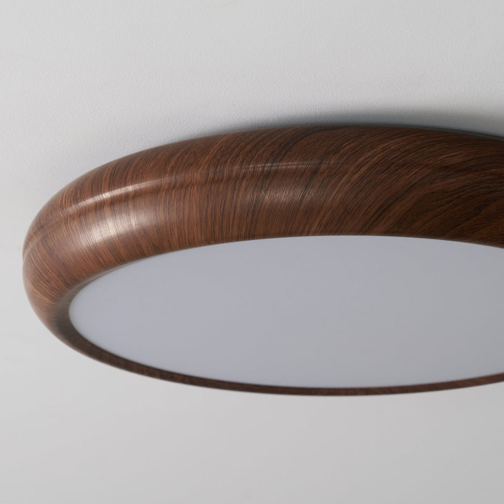 Modern Wood Flush Mount Ceiling Light for Living Room — Harbor Light Co.