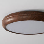 Modern Wood Flush Mount Ceiling Light for Living Room — Harbor Light Co.