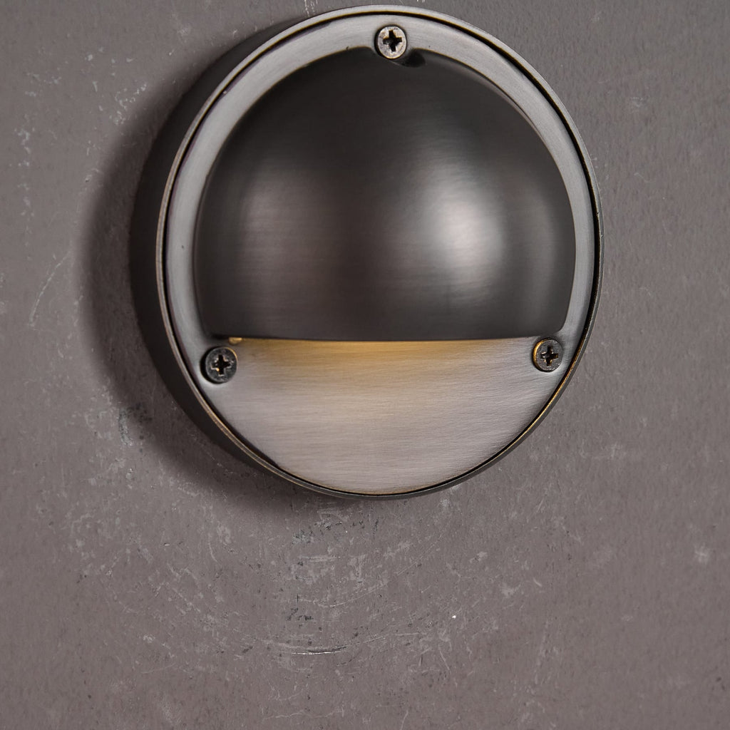Modern Copper Wall Light With Tri-Color Glow — Harbor Light Co.